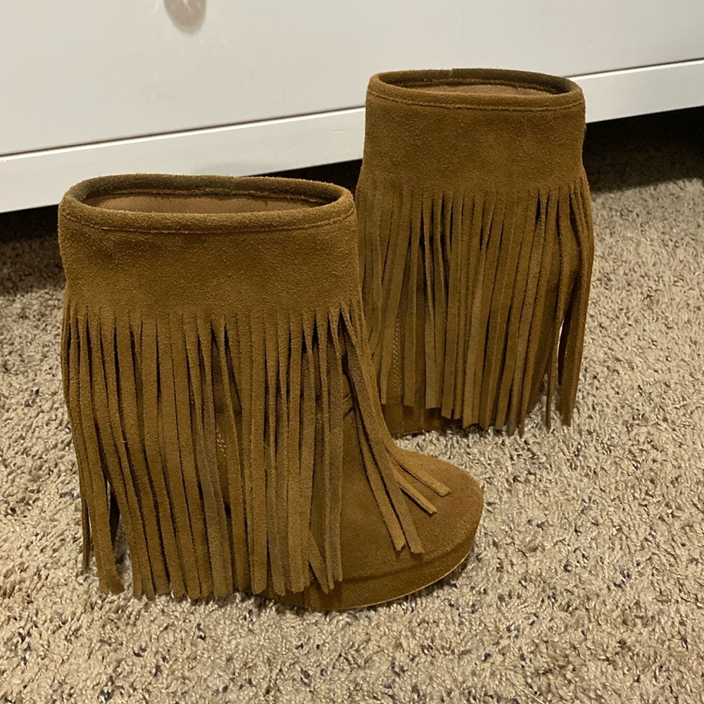 Fringe Booties - image 2